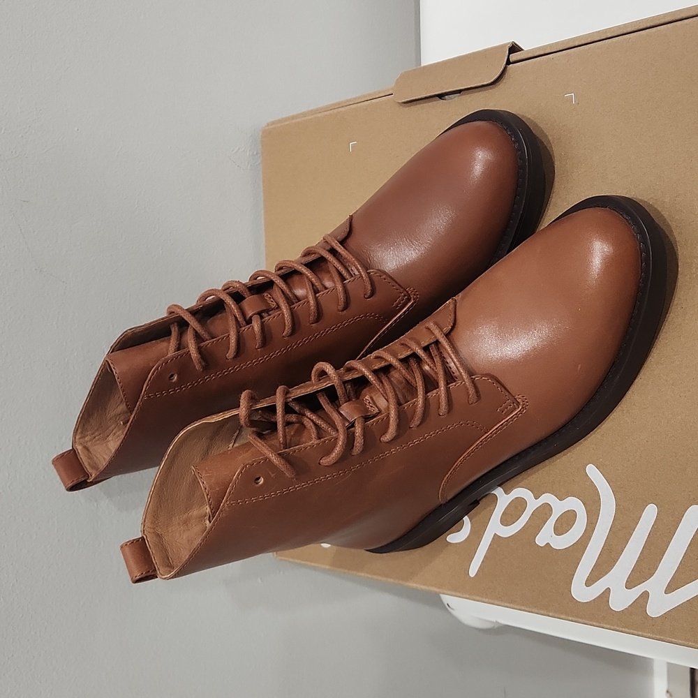 Madewell Evelyn Lace-Up Ankle Boot